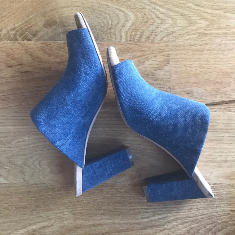 Charlotte Stone denim heels - Picture 5 of 15